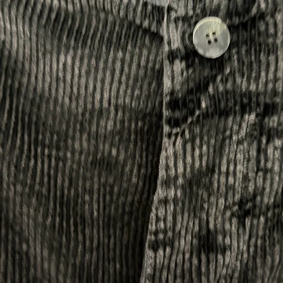 Transit Par-Such Lagenlook Corduroy Pants Gray Brown Relaxed Tapered Large - Picture 4 of 13